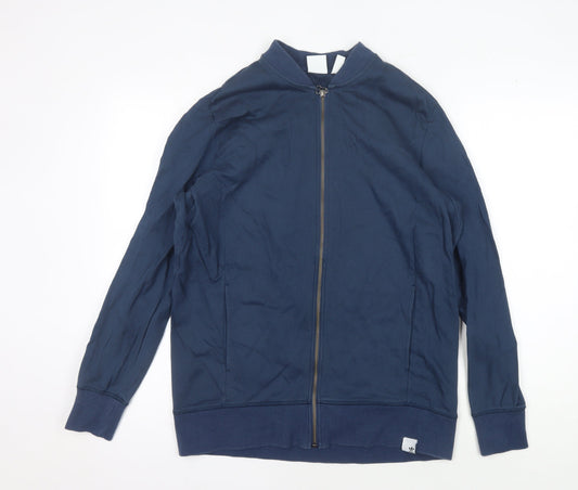 Additional front view of Adidas Women's Blue Track Jacket, size 12