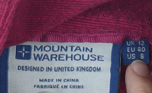 Womens UK Size 12 Mountain Warehouse Red Sweatshirt