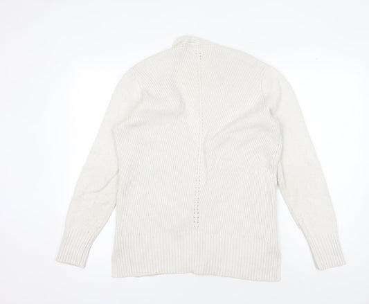 Womens UK Size 12 Fat Face Ivory Cardigan Jumper