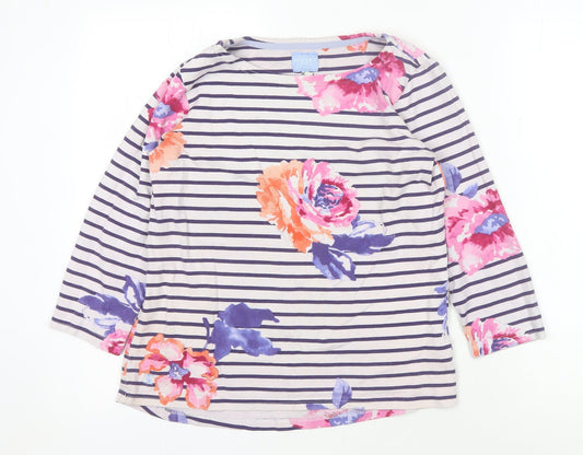 Womens UK Size 10 Joules Multicoloured Basic T-Shirt