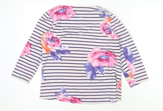 Womens UK Size 10 Joules Multicoloured Basic T-Shirt