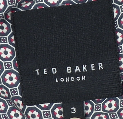 Mens UK Size 3 Ted Baker Regular Grey Suit Jacket