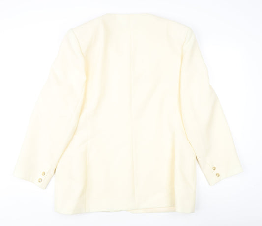 Womens UK Size 20 Canda Regular Ivory Blazer