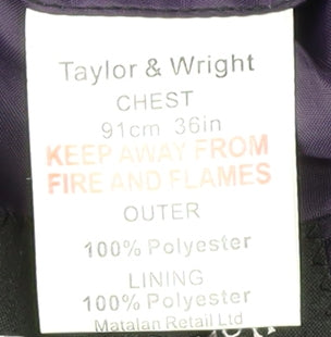 Mens UK Size 36 Taylor & Wright Regular Black Suit Jacket