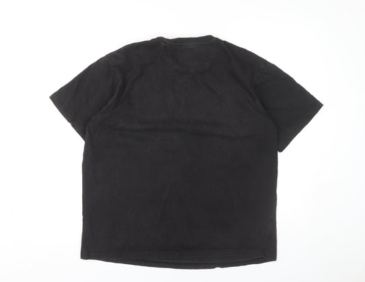 North Ridge Men's Black Graphic T-Shirt, Large