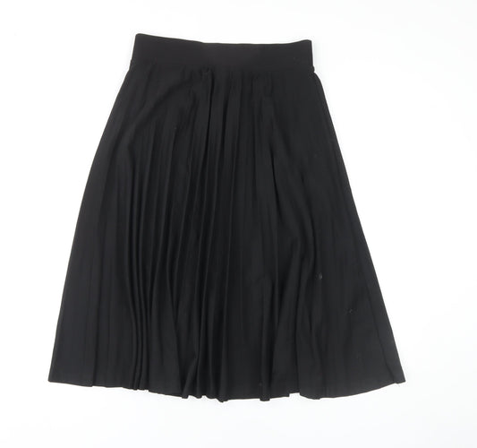 Next Women's Black Pleated Skirt Size 8