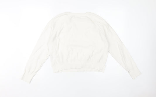 Womens UK Size L French Connection Ivory Sweatshirt