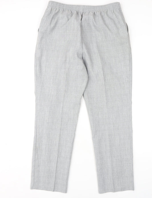 Womens UK Size 12 Marks and Spencer Regular Fit Workwear Business Grey Trousers