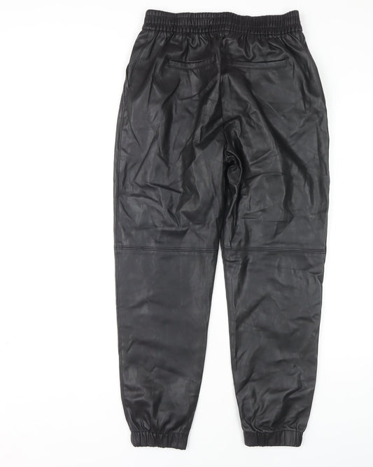 Bershka Women's Black Jogger Trousers, Size M
