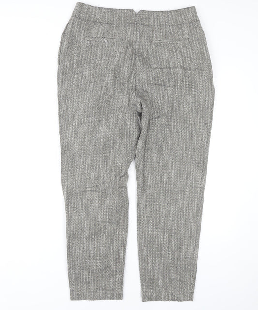 Womens UK Size 12 Marks and Spencer Regular Fit Casual Grey Trousers