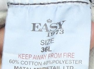 Easy Men's Blue Straight Leg Jeans Size 36L