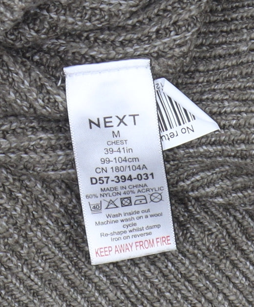Next Men's Grey Crew Neck Pullover Jumper M
