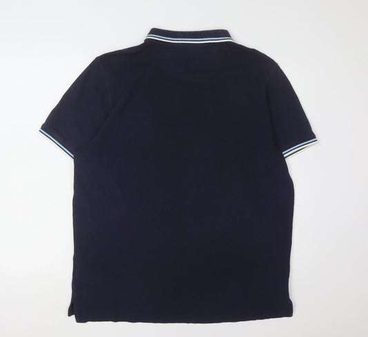 Pierre Cardin Men's Blue Polo XL Regular Fit