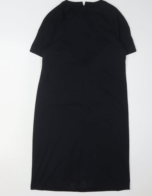 Next Women's Black Dress Size 8 Short Sleeve