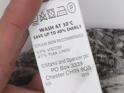 Marks and Spencer Women's Multicoloured Knee Length Skirt