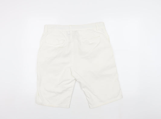 TiGGO JEANS Men's Ivory Chino Shorts, Size 32, Casual