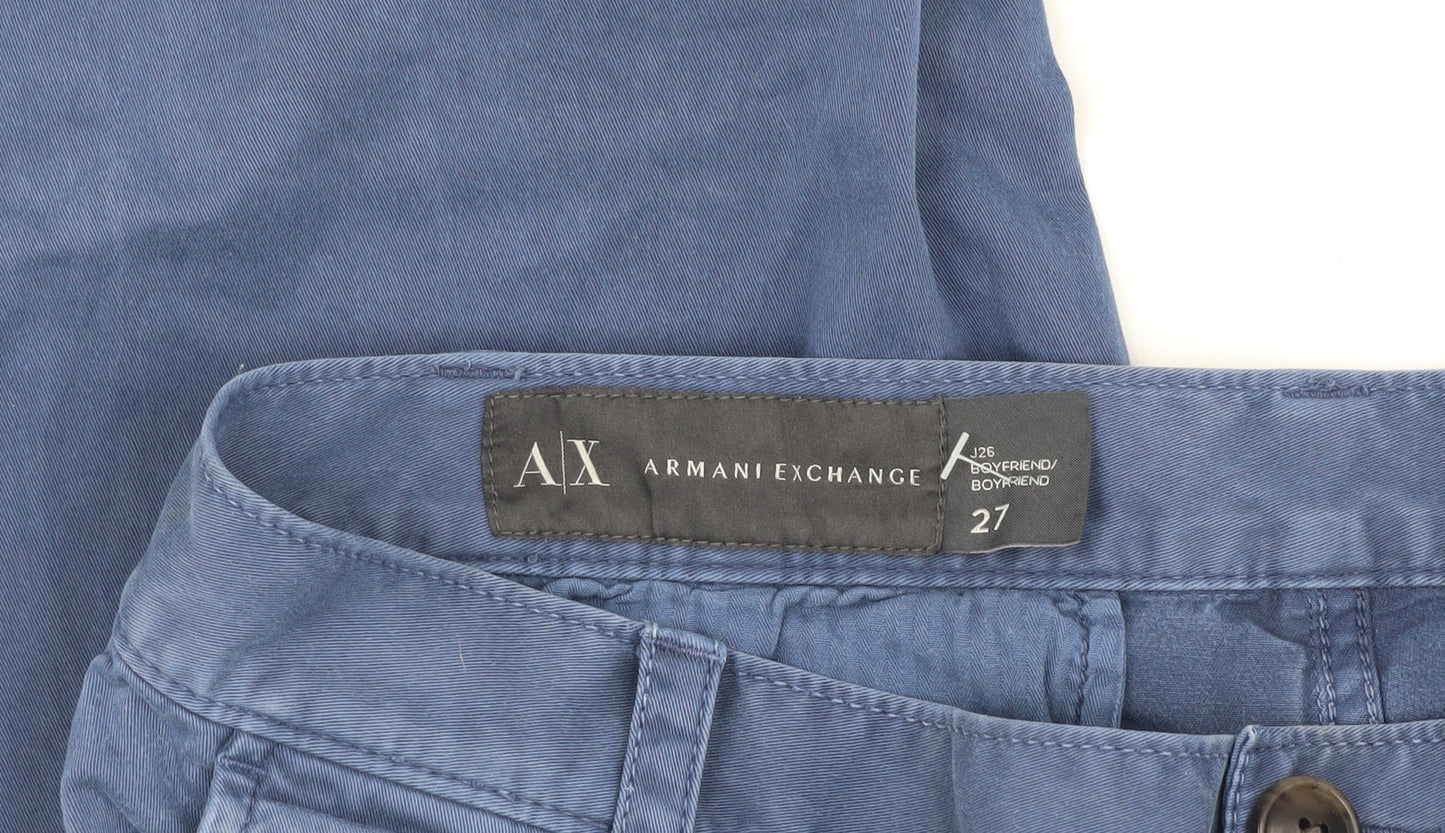 Armani Exchange Men's Blue Chino Trousers Size 27
