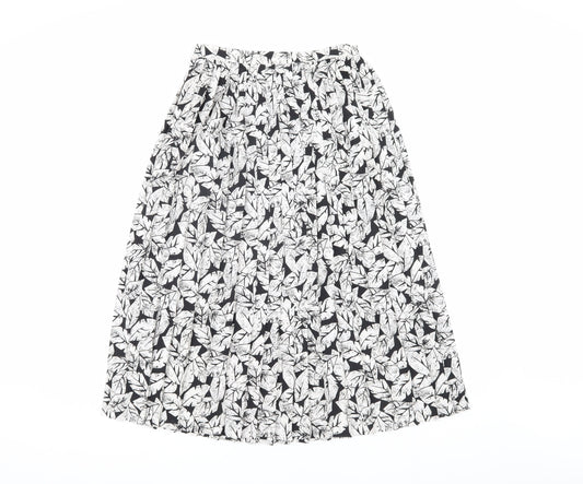 Eastex Women's Black Geometric Skirt Size 10