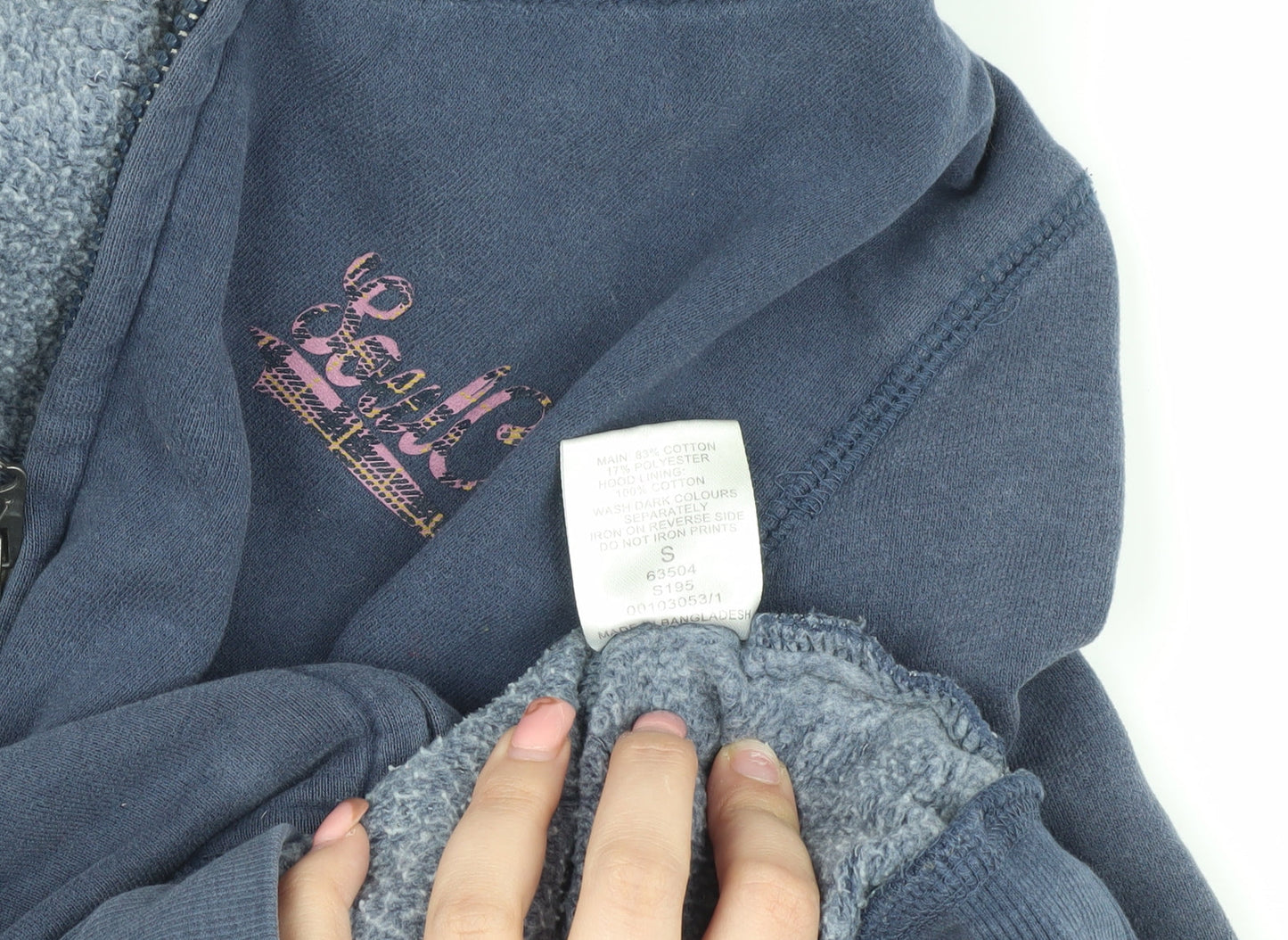 Unisex Adults UK Size S SoulCal & Co Blue Basic Jacket
