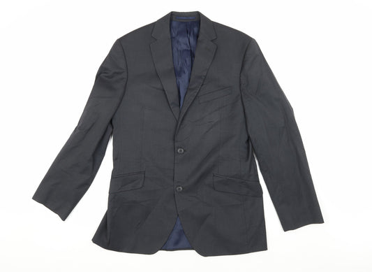 Mens UK Size 40 Austin Reed Regular Grey Suit Jacket