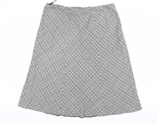 Marks and Spencer Women's A-Line Geometric Skirt, Size 22