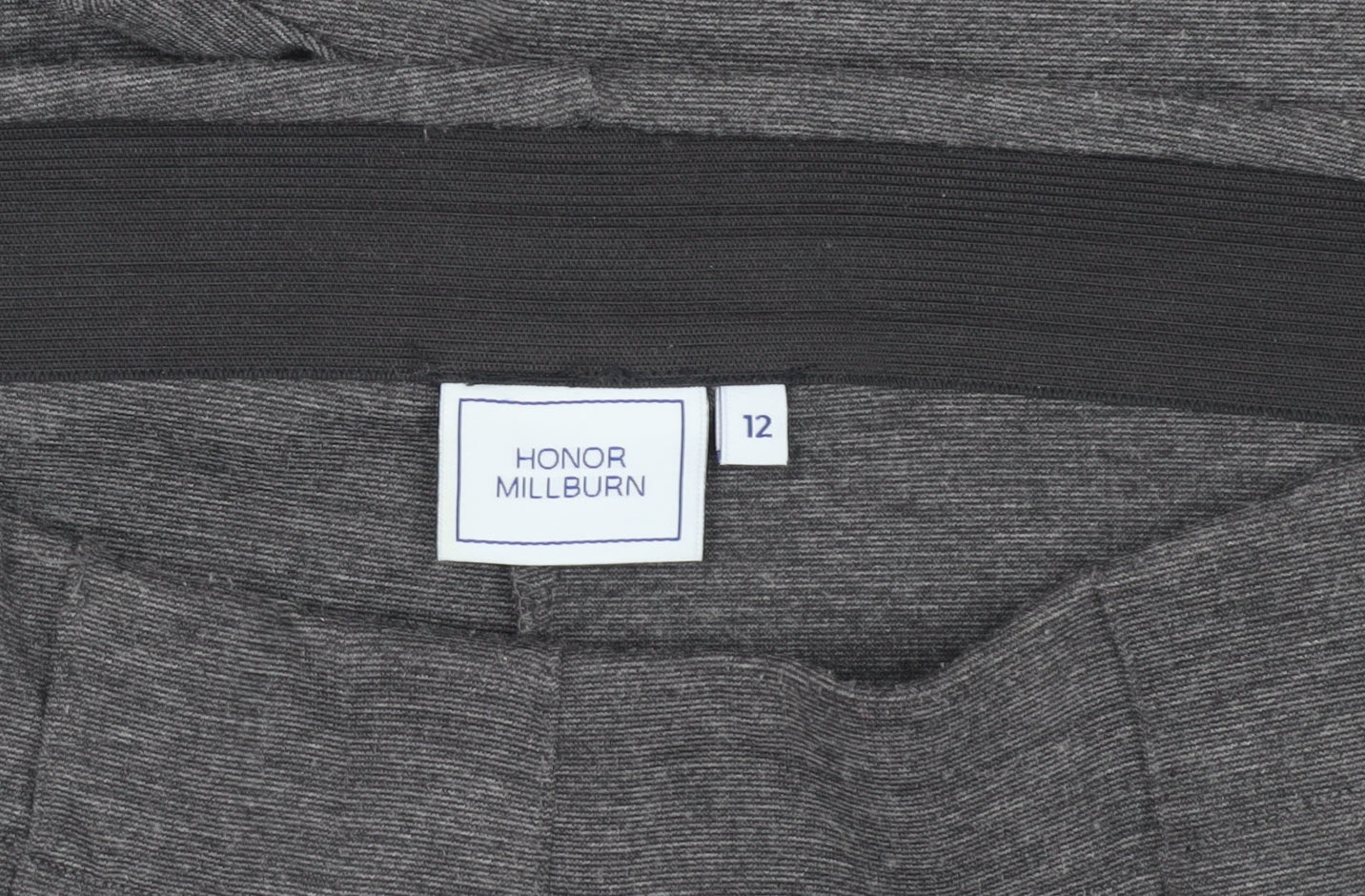 Womens UK Size 12 Honor Millburn Regular Fit Casual Workwear Grey Trousers