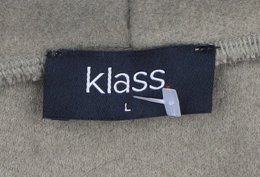 Klass Women's Green Mid-Length Polyester Coat L