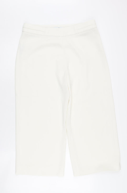 Womens UK Size 12 Wallis White Trousers