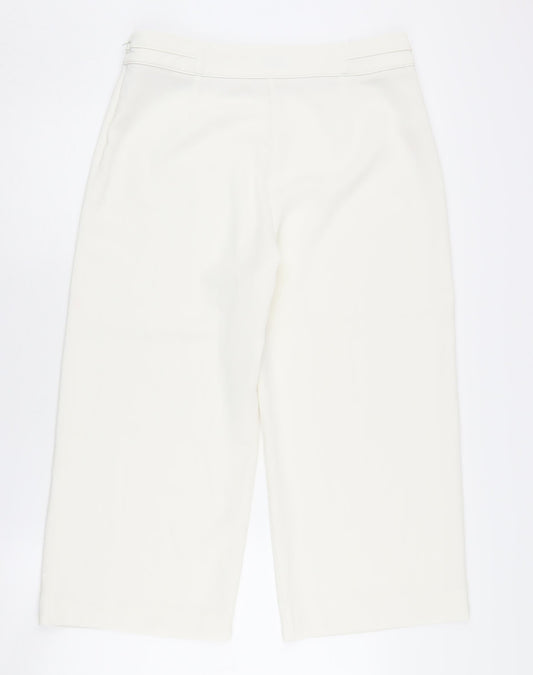 Womens UK Size 12 Wallis White Trousers