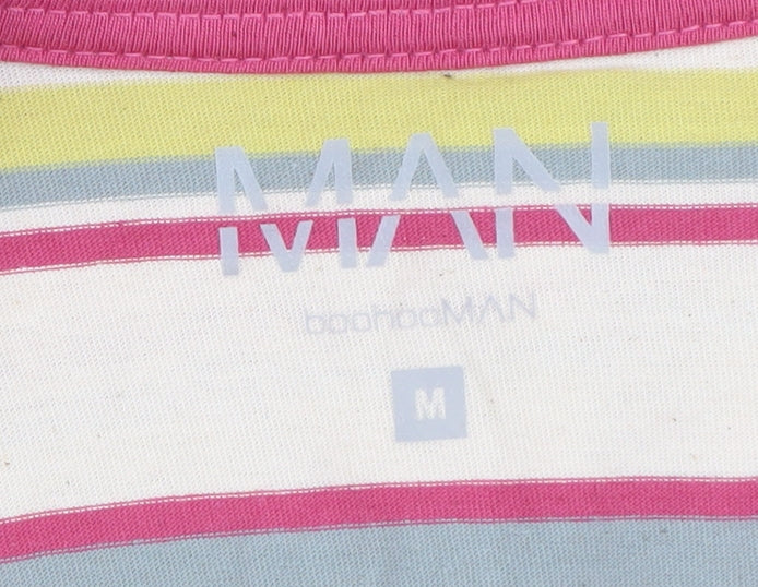 Mens UK Size M BoohooMAN Multicoloured T-Shirt