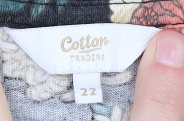 Cotton Traders Women's Multicoloured Floral Top