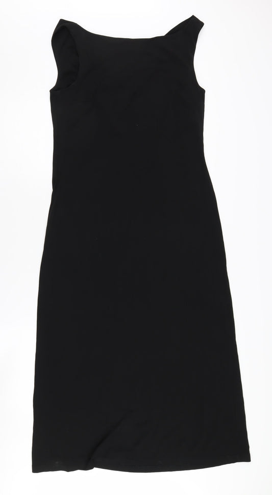 Dorothy Perkins Women's Black Cowl Neck Sheath Dress, Size 12