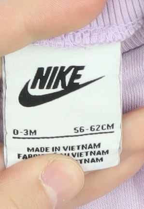 Additional view of Nike unisex baby purple jumper 0-3 months