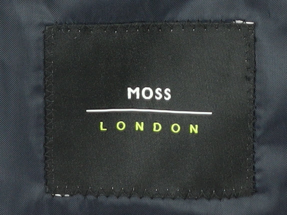 Mens UK Size 40 Moss London Regular Blue Suit Jacket