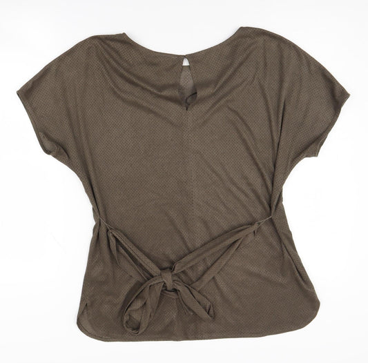 Womens UK Size 8 Oliver Bonas Brown Blouse