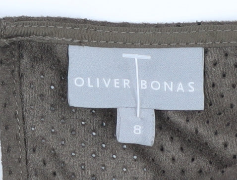 Womens UK Size 8 Oliver Bonas Brown Blouse