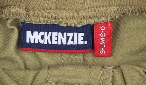 McKenzie Unisex Beige Baby Shorts 0-3 Months