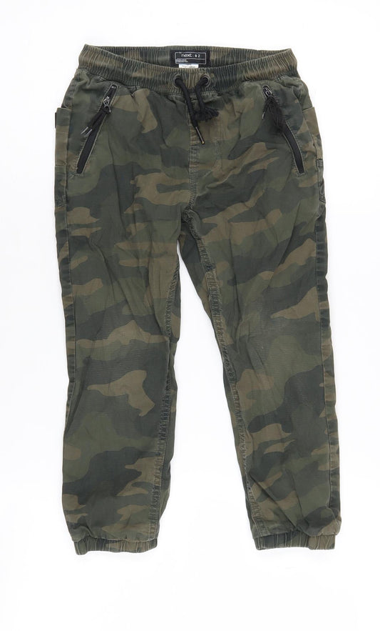 Next Boys' Camouflage Jogger Trousers, 7 Years, Elastic Waist