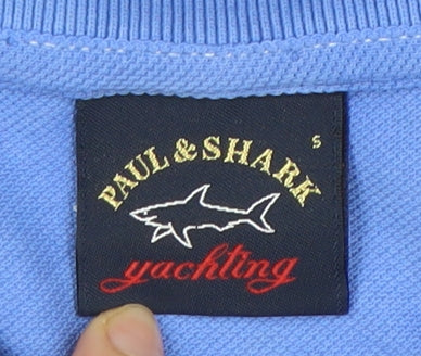 Paul & Shark Men's Blue Polo Shirt Size S with Logo