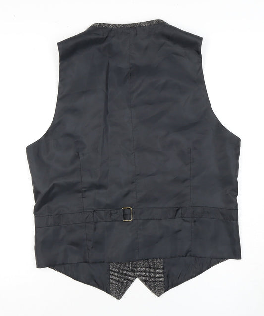 Mens UK Size 40 C&A Regular Grey Suit Waistcoat