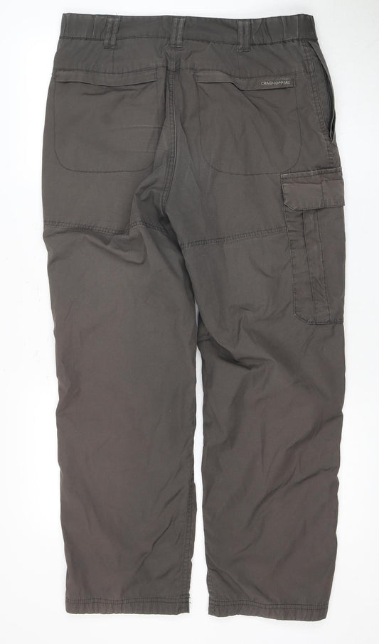 Craghoppers Men's Grey Cargo Trousers S