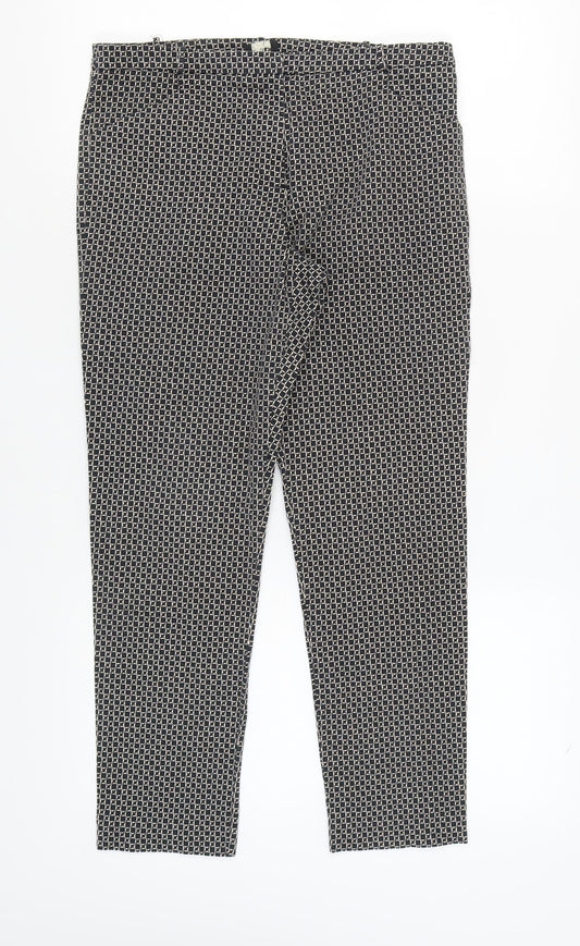 Womens UK Size 12 Oasis Multicoloured Trousers