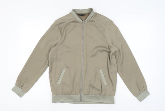 Womens UK Size 10 Topshop Beige Basic Jacket