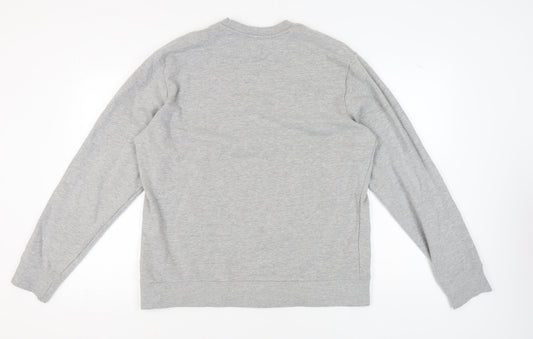 Mens UK Size L Champion Grey Pullover Sweatshirt
