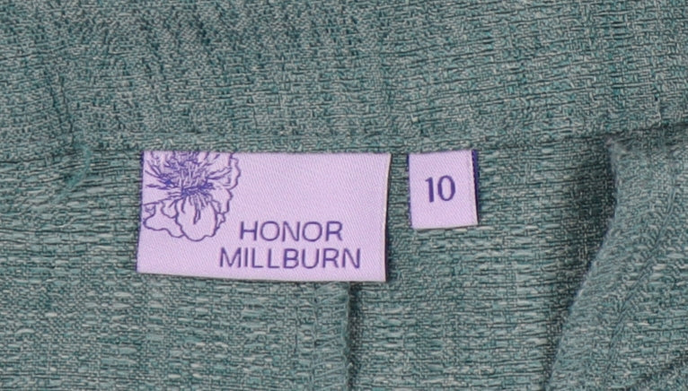 Womens UK Size 10 Honor Millburn Regular Fit Green Trousers