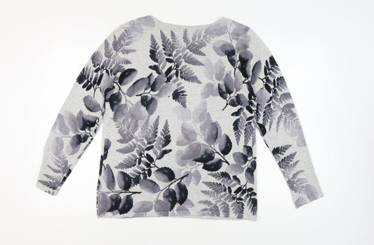 Womens UK Size 18 Roman Grey Pullover Jumper