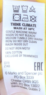 Womens UK Size 12 Marks and Spencer Yellow T-Shirt