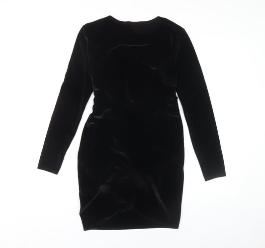 Femme Luxe Women's Black Velvet Dress Size 12