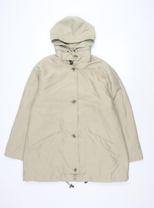 Womens UK Size S Viyella Beige Rain Coat