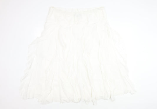 Klass Women’s White Long Skirt, Size 16, Casual Style